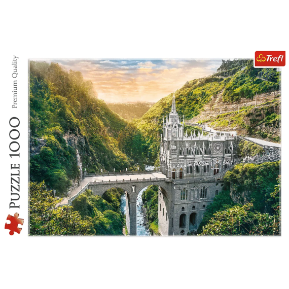 PUZZLE 1000 ELEMENTÓW SANKTUARIUM LAS LAJAS, KOLUMBIA