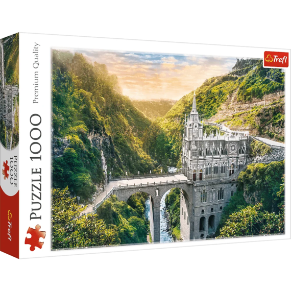 PUZZLE 1000 ELEMENTÓW SANKTUARIUM LAS LAJAS, KOLUMBIA