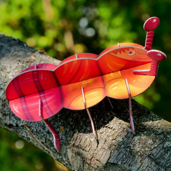 EKOPUZZLE 3D PRZESTRZENNE TEKTURYNKI OWADY I PAJĄKI MUDUKO