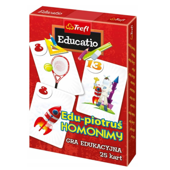 KARTY DO GRY TREFL EDU PIOTRUŚ HOMONIMY