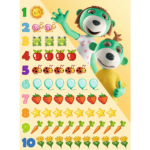 PUZZLE EDUKACYJNE DLA DZIECI TREFLIKI POZNAJĄ CYFERKI