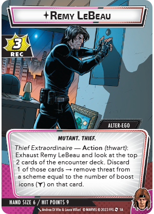 KARTY MARVEL CHAMPIONS: HERO PACK - GAMBIT