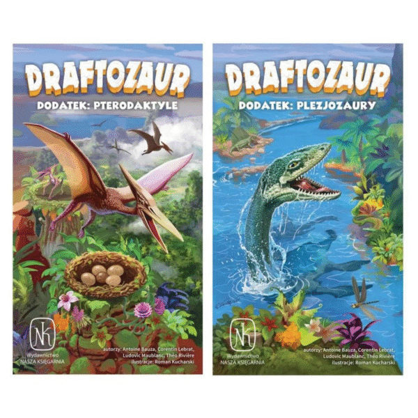 DODATKI DO GRY DRAFTOZAUR PTERODAKTYLE I PLEZJOZAURY