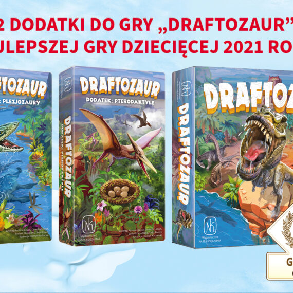 DODATKI DO GRY DRAFTOZAUR PTERODAKTYLE I PLEZJOZAURY
