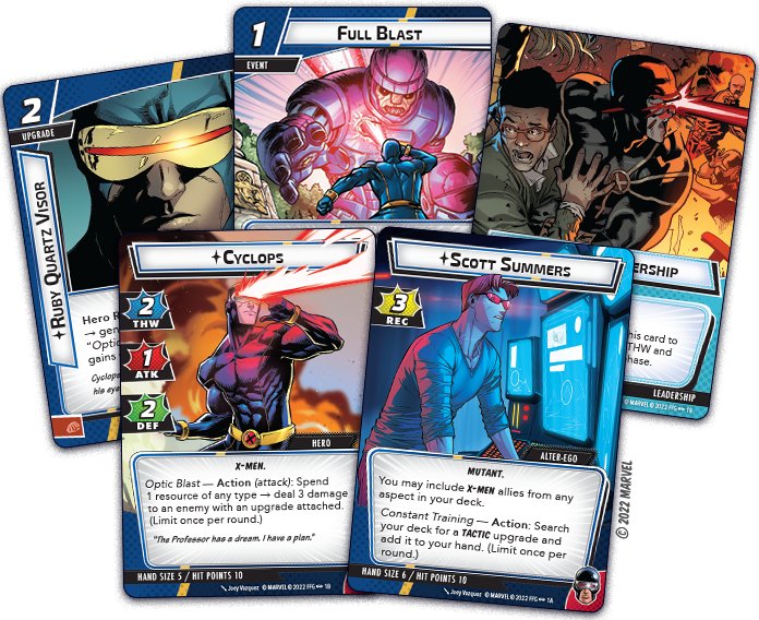 KARTY MARVEL CHAMPIONS: HERO PACK - CYCLOPS