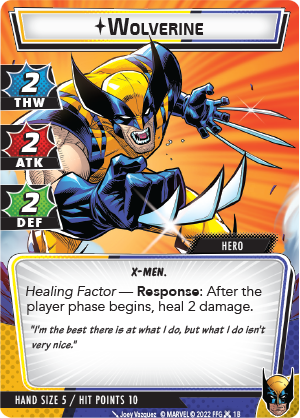 KARTY MARVEL CHAMPIONS: HERO PACK - WOLVERINE