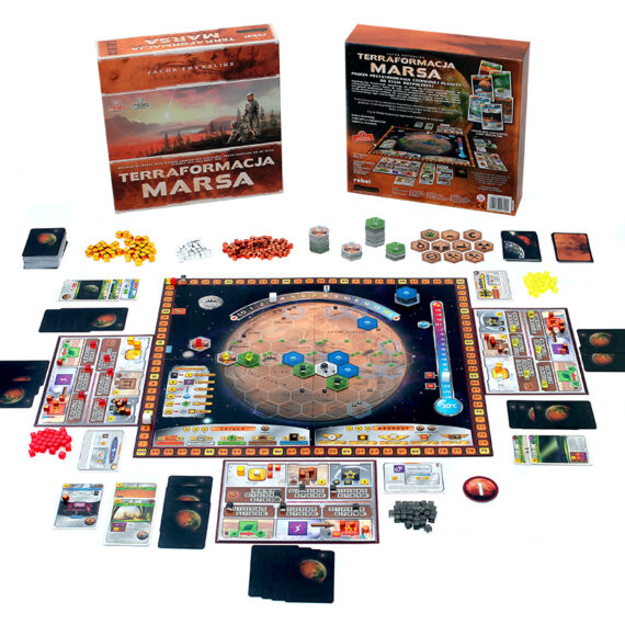 STRATEGICZNA GRA PLANSZOWA TERRAFORMACJA MARSA REBEL