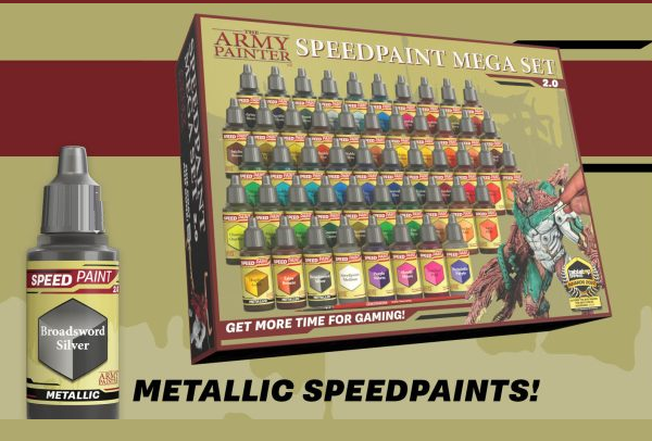 ZESTAW FARBEK THE ARMY PAINTER: SPEEDPAINT MEGA SET 2.0