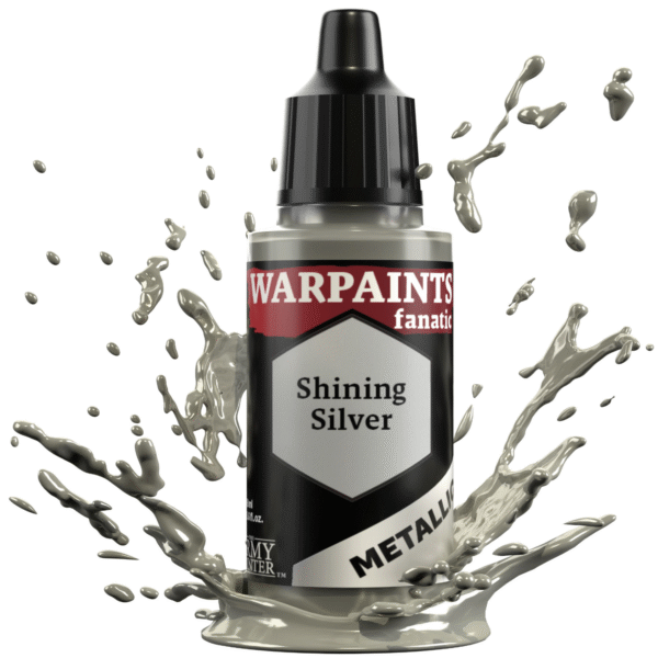 FARBKA THE ARMY PAINTER WARPAINTS FANATIC - METALLIC - SHINING SILVER 18ml