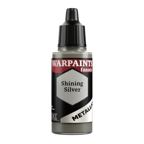 FARBKA THE ARMY PAINTER WARPAINTS FANATIC - METALLIC - SHINING SILVER 18ml
