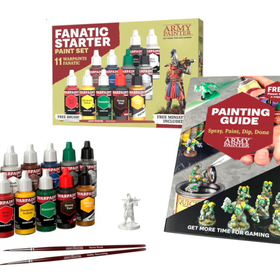 ZESTAW FARB WARPAINTS FANATIC STARTER SET THE ARMY PAINTER