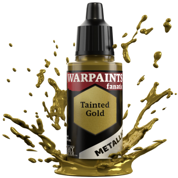 FARBKA THE ARMY PAINTER WARPAINTS FANATIC - METALLIC - TAINTED GOLD 18ml