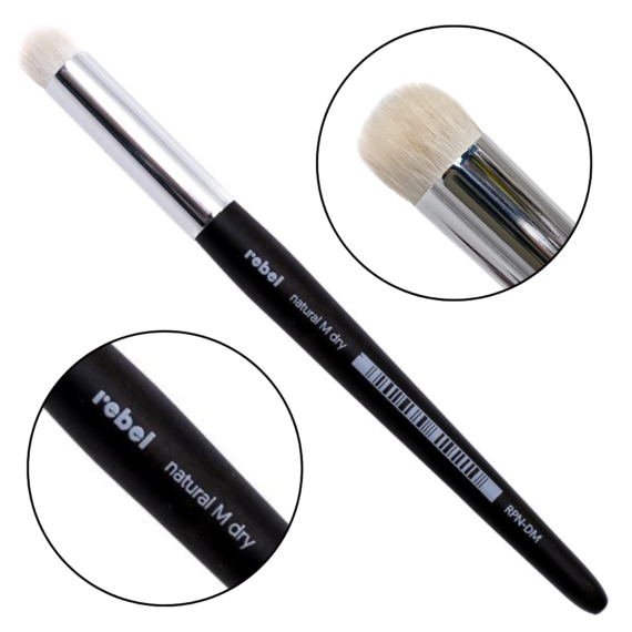 PĘDZEL Z NATURALNEGO WŁOSIA KOZY REBEL DRY ROZMIAR M