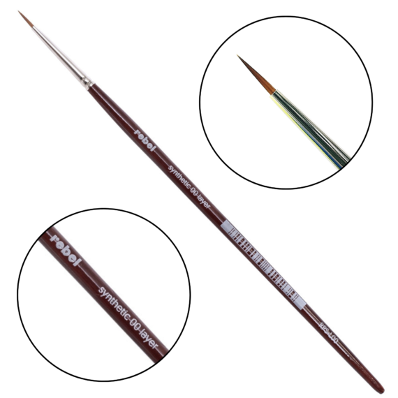 PĘDZEL SYNTETYCZNY IMITACJA WŁOSIA KOLYNSKI REBEL LAYER ROZMIAR 00