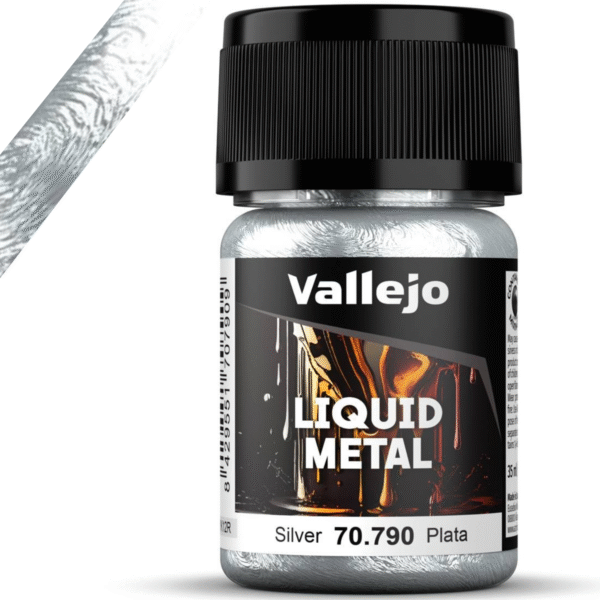 FARBKA METALICZNA VALLEJO LIQUID METAL SILVER 35ML 70.790