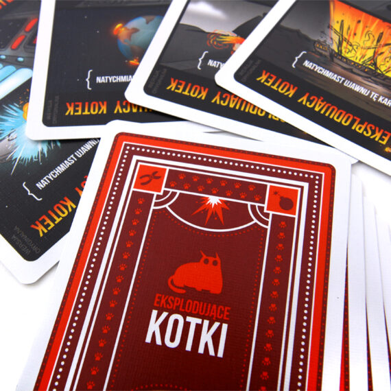 TOWARZYSKA GRA KARCIANA EKSPLODUJĄCE KOTKI (NOWA EDYCJA) REBEL