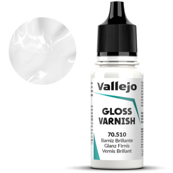 LAKIER NAWIERZCHNIOWY VALLEJO PERMANENT GLOSS VARNISH 18ML 70.510