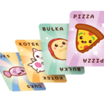 RODZINNA GRA KARCIANA FAMILIJNA BUŁKA, KOTEK, PIZZA REBEL