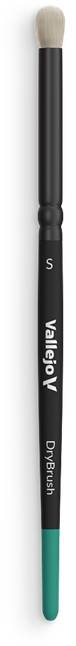PĘDZEL Z NATURALNEGO WŁOSIA VALLEJO B07001 - DRY BRUSH - NATURAL S