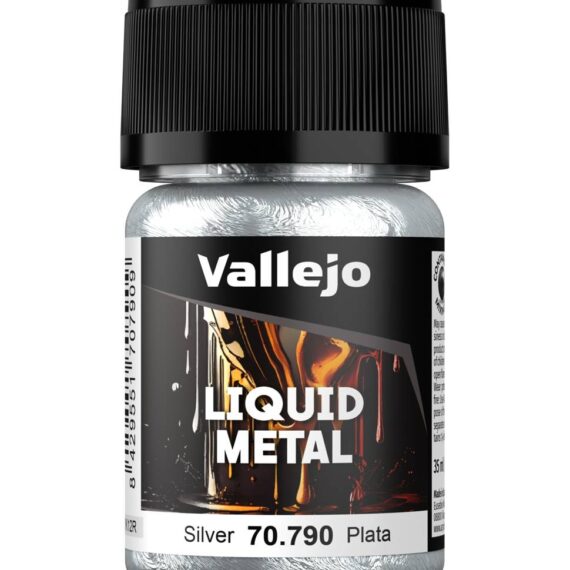 FARBKA METALICZNA VALLEJO LIQUID METAL SILVER 35ML 70.790