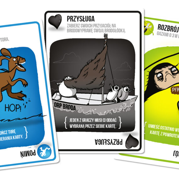 TOWARZYSKA GRA KARCIANA EKSPLODUJĄCE KOTKI (NOWA EDYCJA) REBEL