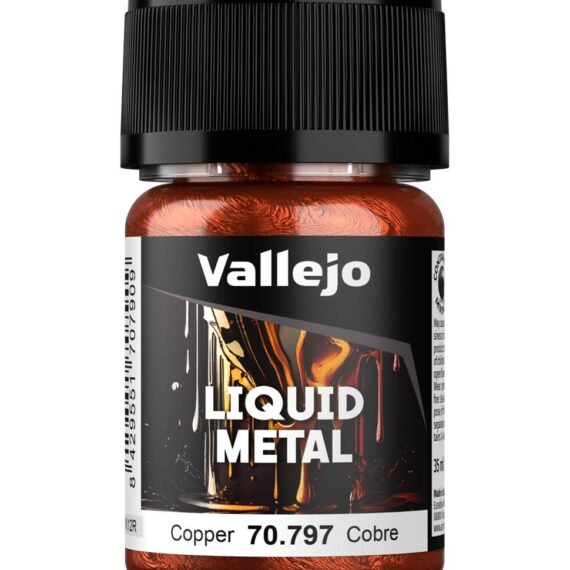 FARBKA METALICZNA VALLEJO LIQUID METAL COPPER 35ML 70.797