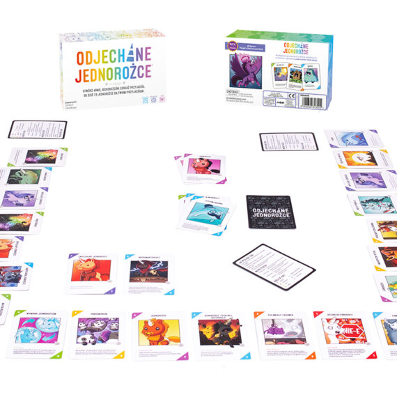 STRATEGICZNA GRA KARCIANA ODJECHANE JEDNOROŻCE (DRUGA EDYCJA) REBEL