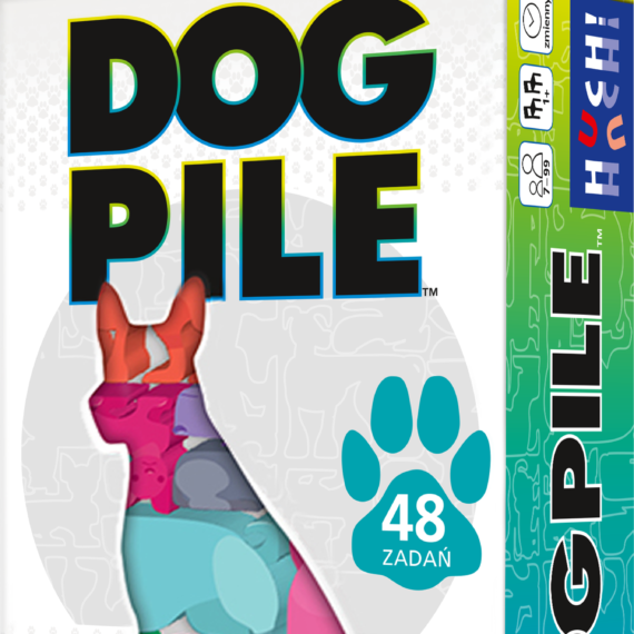 GRA PLANSZOWA ŁAMIGŁÓWKI DOG PILE (EDYCJA POLSKA) REBEL