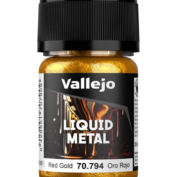 FARBKA METALICZNA VALLEJO LIQUID METAL RED GOLD 35ML 70.794