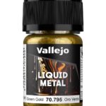 FARBKA METALICZNA VALLEJO LIQUID METAL GREEN GOLD 35ML 70.795