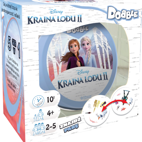 RODZINNA GRA KARCIANA DOBBLE KRAINA LODU 2 REBEL