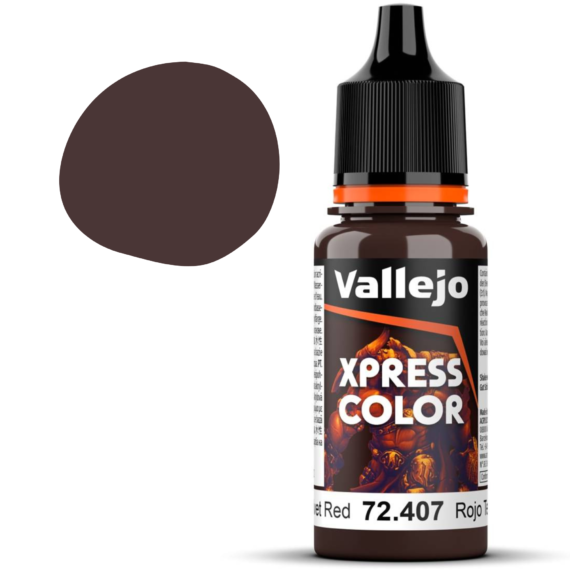 FARBKA VALLEJO XPRESS COLOR VELVET RED 18ML 72.407