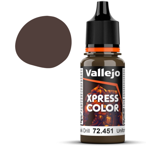 FARBKA VALLEJO XPRESS COLOR KHAKI DRILL 18ML 72.451