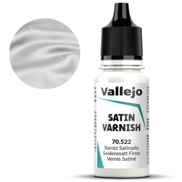 LAKIER NAWIERZCHNIOWY VALLEJO PERMANENT SATIN VARNISH 18ML 70.522