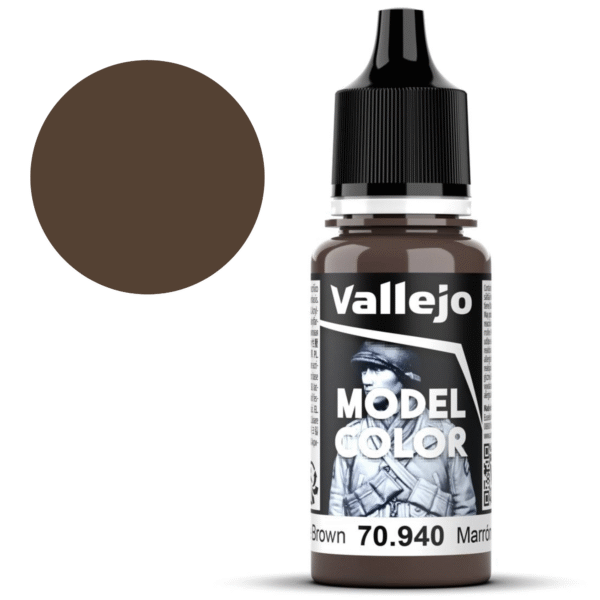 FARBKA VALLEJO MODEL COLOR SADDLE BROWN 18ML 70.940