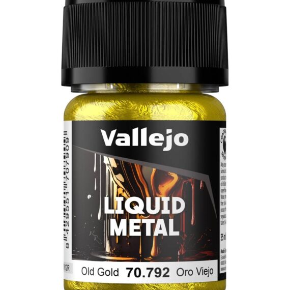 FARBKA METALICZNA VALLEJO LIQUID METAL OLD GOLD 35ML 70.792