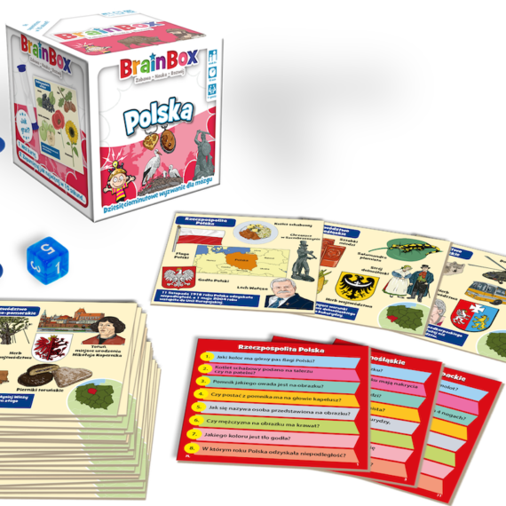 EDUKACYJNA GRA DLA DZIECI BRAINBOX - POLSKA (DRUGA EDYCJA) REBEL