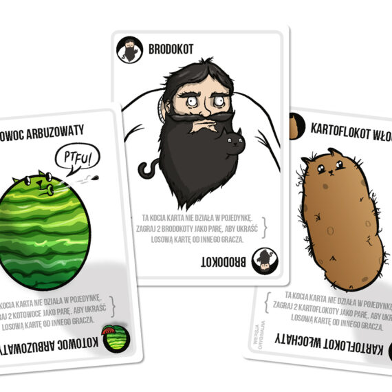 TOWARZYSKA GRA KARCIANA EKSPLODUJĄCE KOTKI (NOWA EDYCJA) REBEL