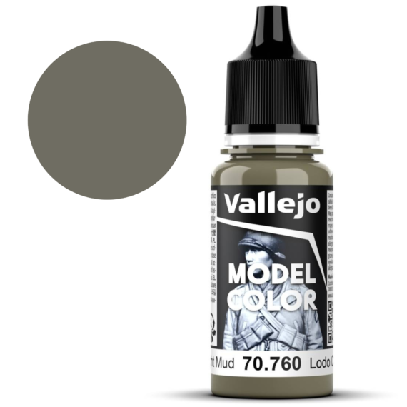 FARBKA VALLEJO MODEL COLOR LIGHT MUD 18ML 70.760