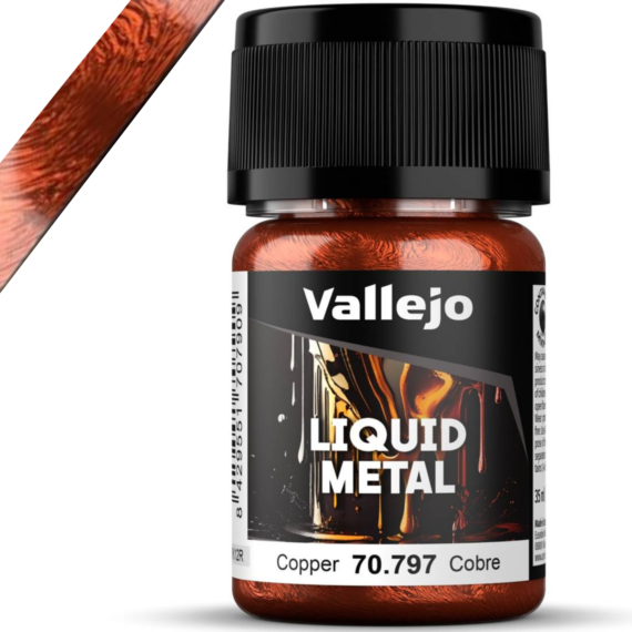 FARBKA METALICZNA VALLEJO LIQUID METAL COPPER 35ML 70.797