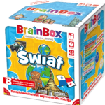 GRA EDUKACYJNA RODZINNA DLA DZIECI BRAINBOX - ŚWIAT (DRUGA EDYCJA) REBEL