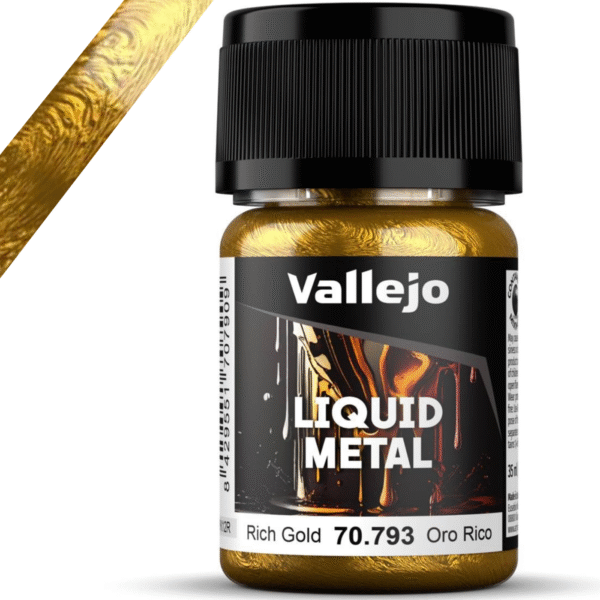 FARBKA METALICZNA VALLEJO LIQUID METAL RICH GOLD 35ML 70.793