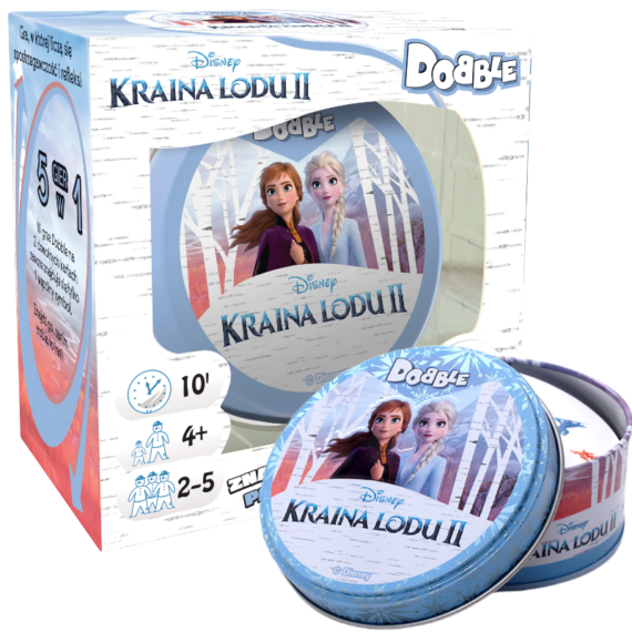 RODZINNA GRA KARCIANA DOBBLE KRAINA LODU 2 REBEL