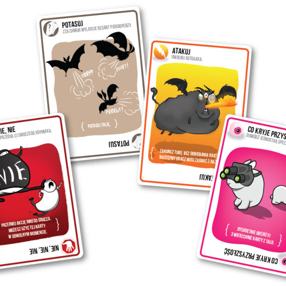 TOWARZYSKA GRA KARCIANA EKSPLODUJĄCE KOTKI (NOWA EDYCJA) REBEL