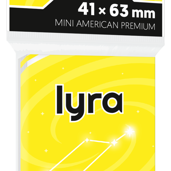 KOSZULKI NA KARTY REBEL LYRA PREMIUM 41x63mm 100 sztuk