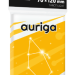 KOSZULKI NA KARTY REBEL AURIGA LIGHT 70x120mm 100 sztuk