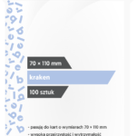 KOSZULKI NA KARTY REBEL KRAKEN 70x110mm OCHRONNE PROTEKTORY 100 sztuk