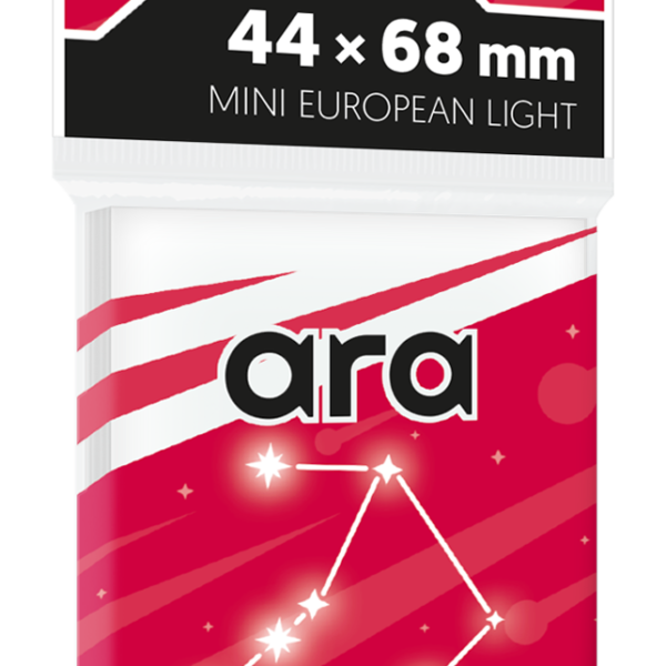 KOSZULKI NA KARTY REBEL ARA LIGHT 44x68mm 100 sztuk