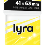 KOSZULKI NA KARTY REBEL LYRA LIGHT 41x63mm 100 sztuk