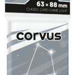 KOSZULKI NA KARTY REBEL CORVUS LIGHT CCG 63x88mm 100 sztuk